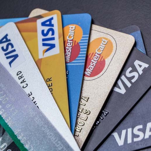 Having several credit cards